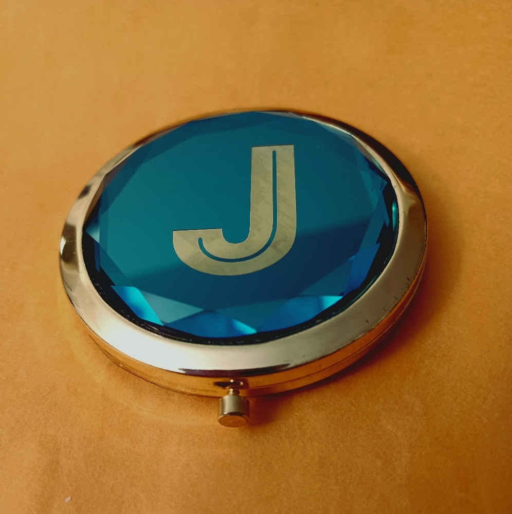 Monogram Compact Mirror With Magnification - Picture 3 of 5